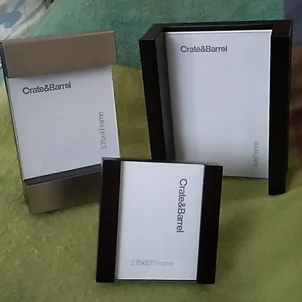 Crate & Barrel Trio Nesting Photo Frames